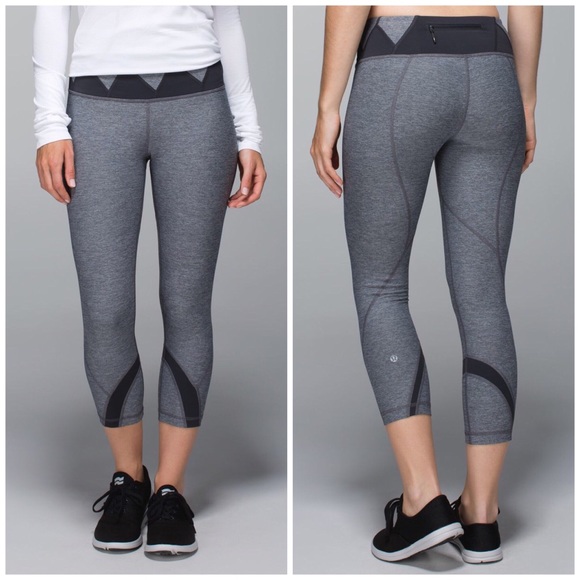 lululemon athletica Pants - Lululemon Run Inspire Crop II All Luxtreme Gray